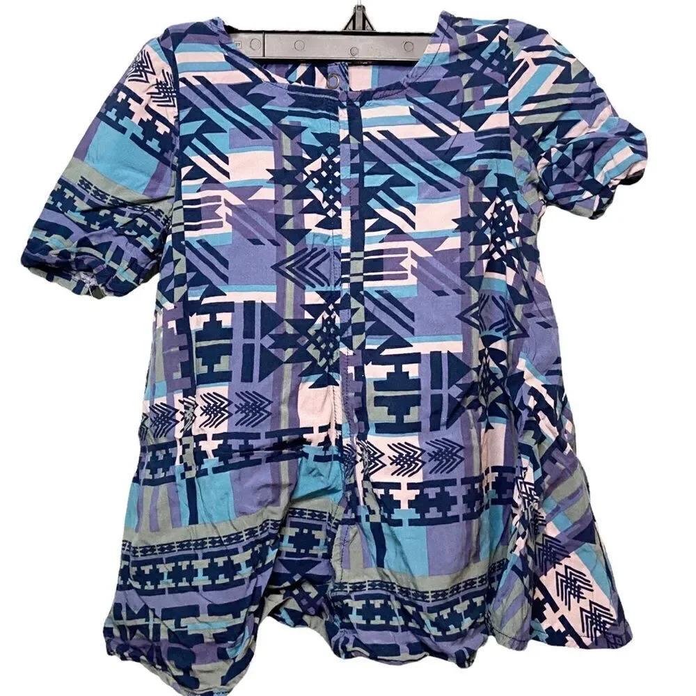 Old Navy Aztec Boho Multi Cool Pattern Dress in Size 2T / 2A.